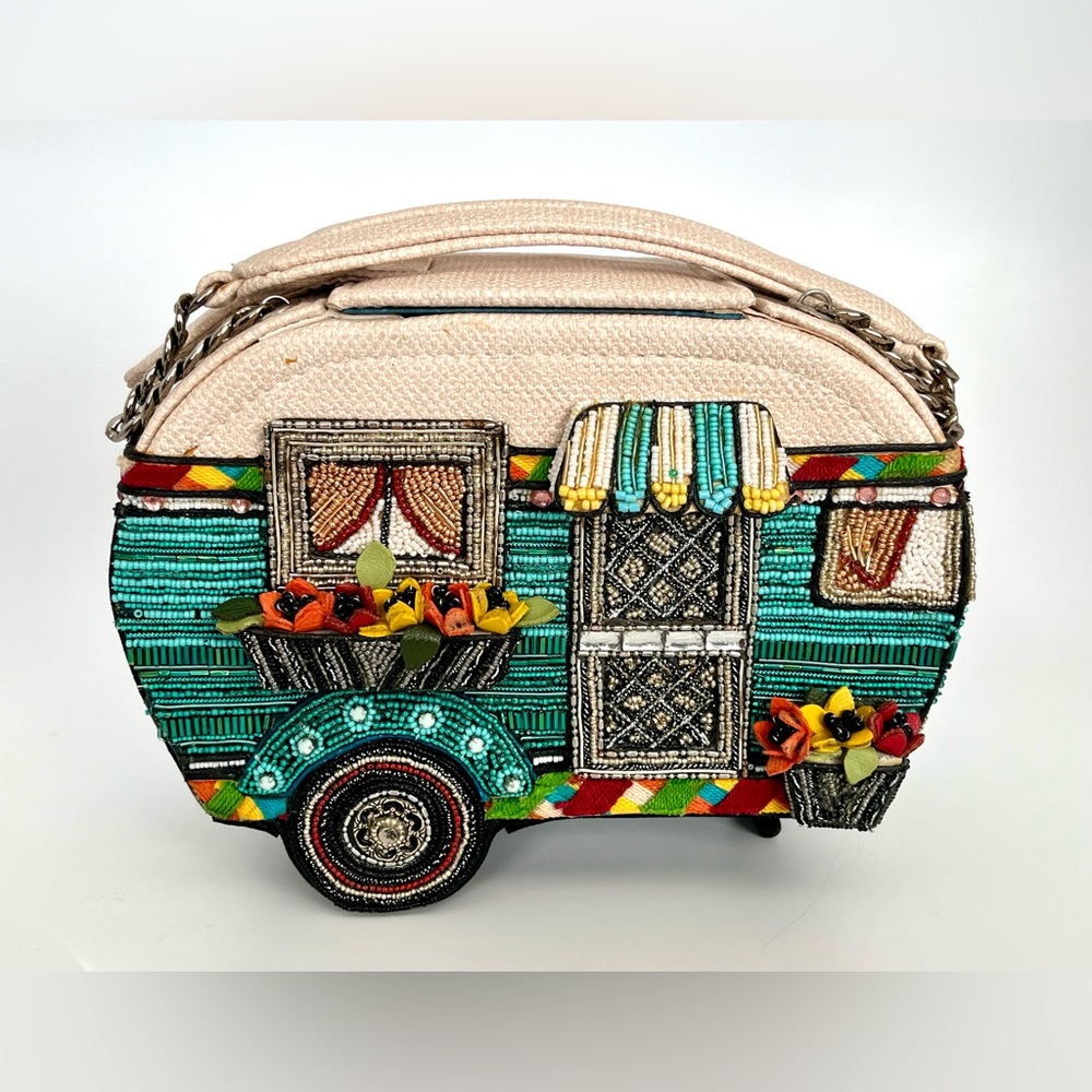 Beaded Camper Mini Bag by Mary Frances
